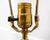Glass Waterford Crystal & Brass Table Lamp For Sale - Image 7 of 15