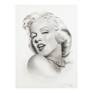 Marilyn Monroe Contemporary Photo Realism Mixed-Media on Canvas Signed 2002 For Sale