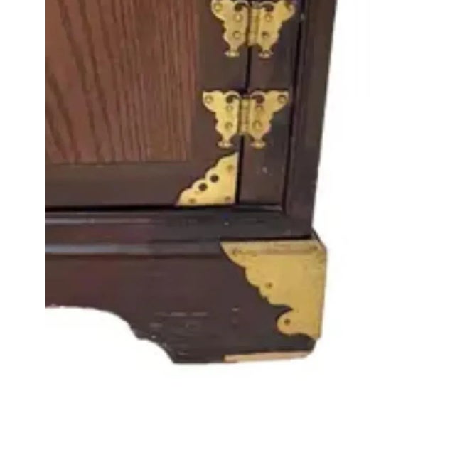 Late 20th Century Chinoiserie Asian Ten-Drawer Apothecary Medicine Cabinet for Ethan Allen For Sale - Image 15 of 15