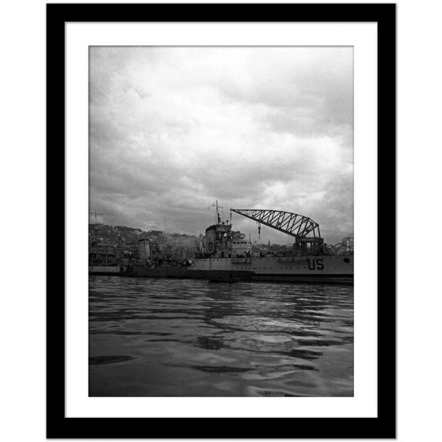 Karl Heinrich Lämmel, Travelling Through Italy, Genova Harbor, Italy, 1939, Photograph For Sale - Image 4 of 5