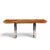 Wood Roger Sprunger for Dunbar Mid Century Rosewood and Chrome Executive Desk For Sale - Image 7 of 11
