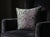 Dark Snakeskin Woven Cushion Cover For Sale - Image 4 of 12