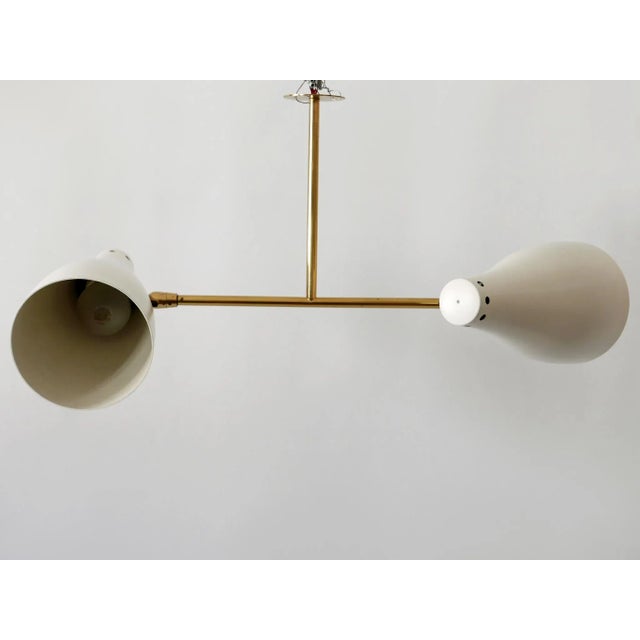 Mid-Century Modern Two-Armed Sputnik Pendant Lamp, Austria, 1950s For Sale - Image 16 of 18