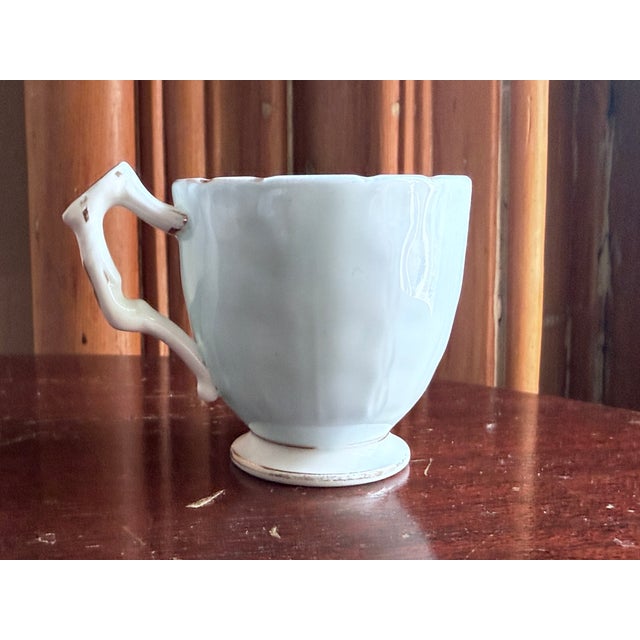 Ceramic Vintage Aynsley English Bone China Demitasse Cup & Saucer, Circa 1940s For Sale - Image 7 of 10