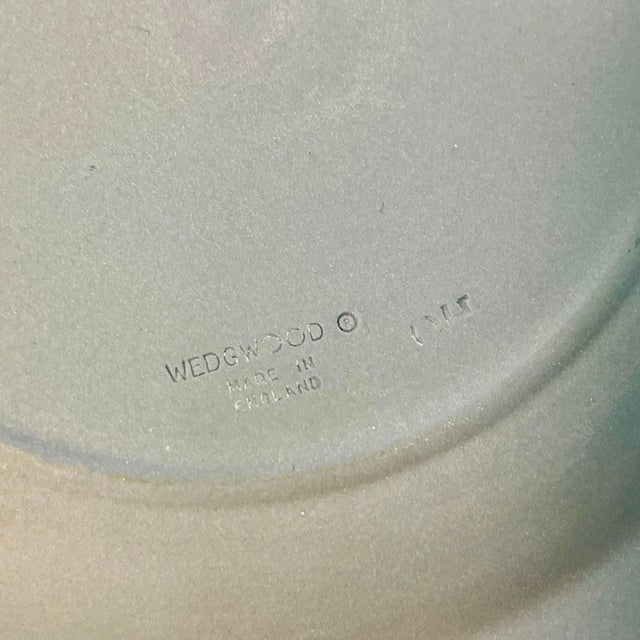 Vintage English Wedgwood Jasperware Cream Intaglios on Pale Blue Appetizer or Dessert Plates - Set of 8 For Sale - Image 13 of 13