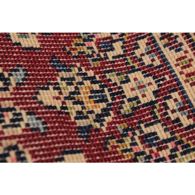 Karastan Red Sarouk Approx: 2’6” X 4’3” Area Rug For Sale - Image 13 of 14