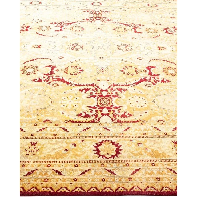 Solo Rugs Mogul, One-of-a-Kind Hand-Knotted Area Rug in Red, 8' 3" x 10' 3" For Sale - Image 4 of 8