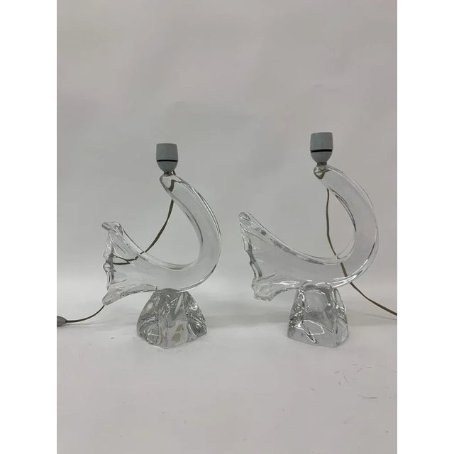 Dimensions: 35cmH, 22cm W, 13cmD Condition: Good. One of the lamps has a crack inside see photos this doesn't effect the...