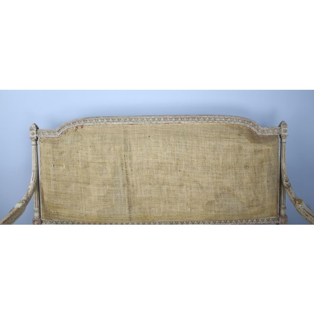 Mid 19th Century Gustavian Sofa with Original Horsehair Stuffing