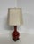Vintage Oxblood Red Ceramic Table Lamp For Sale In New York - Image 6 of 13
