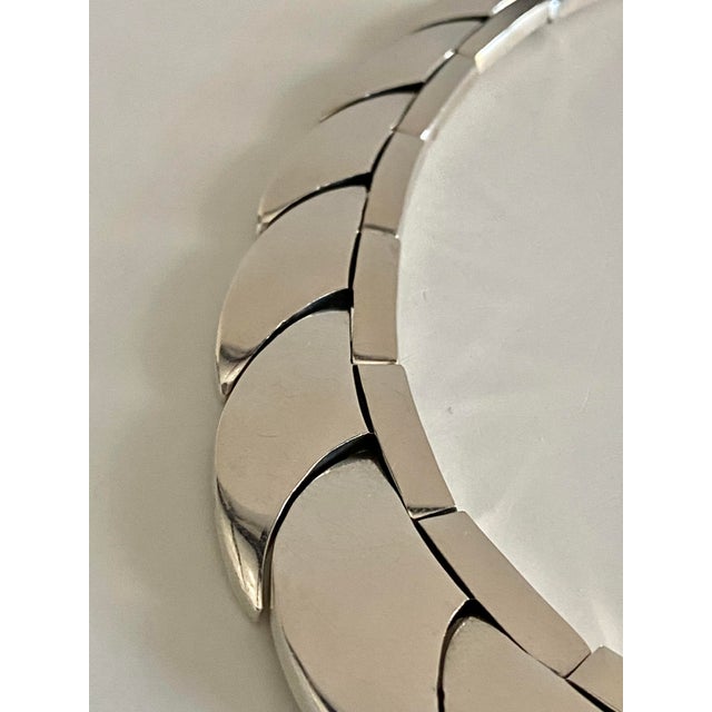Sterling Silver Taxco Interlocking Shingle Scale Necklace (After Antonio Pineda) For Sale - Image 16 of 18