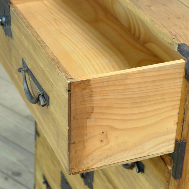 Japanese Tansu Chest of Drawers, 1870 For Sale - Image 6 of 16