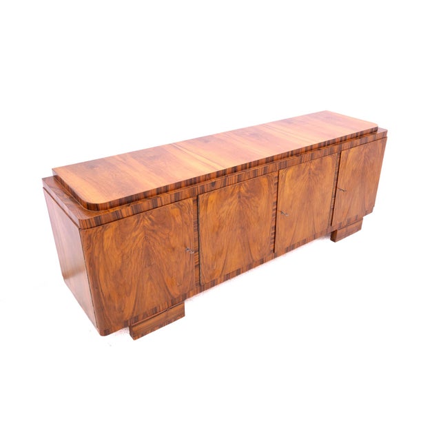 Art Deco Sideboard, Poland, 1940s For Sale - Image 4 of 11