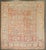 an early 20th-century room size square antique Turkish Oushak rug Details rug no. j4246 size 10' 6" x 11' (320 x 335 cm)