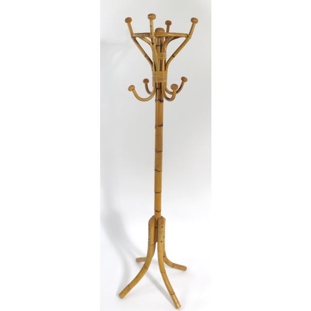 Bamboo Coat Tree Rack Chairish