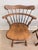 American Vintage Ethan Allen Rock Maple Dining Chair Comb-Back Swivel - A Pair For Sale - Image 3 of 11