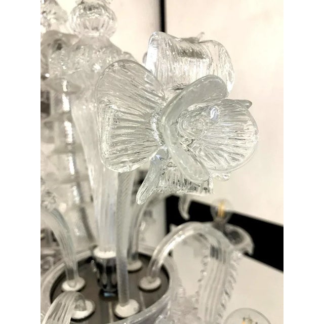 Transparent Murano Style Glass Chandelier from Simoeng For Sale - Image 10 of 12
