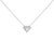 Elegance redefined, this sterling silver necklace captivates with its geometric ingenuity and lustrous appeal. Crafted in...