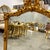 1990s French Style Gold Wall Mirror with Gold Leaf Details For Sale In Miami - Image 6 of 9