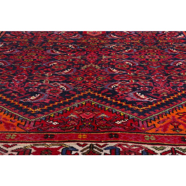 Early 20th Century Antique Persian Malayer Rug, 05'03 X 10'00 For Sale - Image 5 of 10