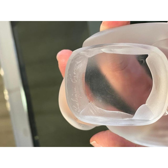 Crystal Sparrow Figurine by Lalique For Sale - Image 9 of 10