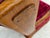 Danish Relax Armchair in Red Furniture Velour and Oak Wood, 1950s For Sale - Image 14 of 18