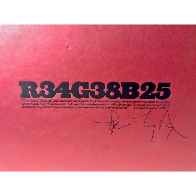 2000 - 2009 R34g38b25 by Christopher Doyle For Sale - Image 5 of 5
