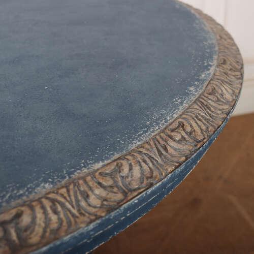 German Painted Centre Table, 1920s For Sale - Image 12 of 13