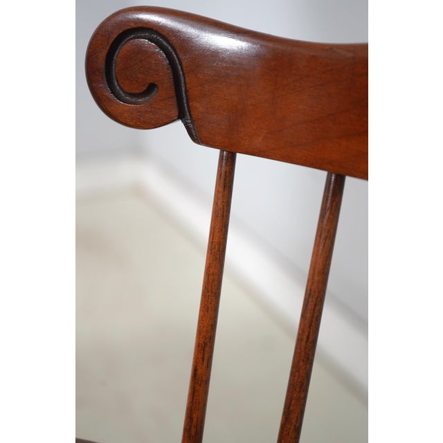 Set of 6 Duckloe Colonial Style Windsor Dining Chairs For Sale In Philadelphia - Image 6 of 18