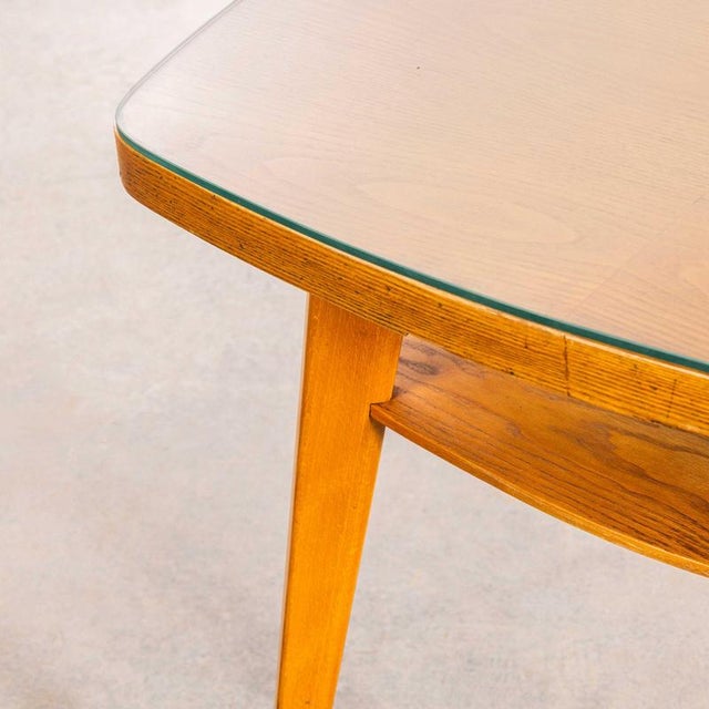 Rounded Occasional Corner Table, 1950s For Sale - Image 4 of 8