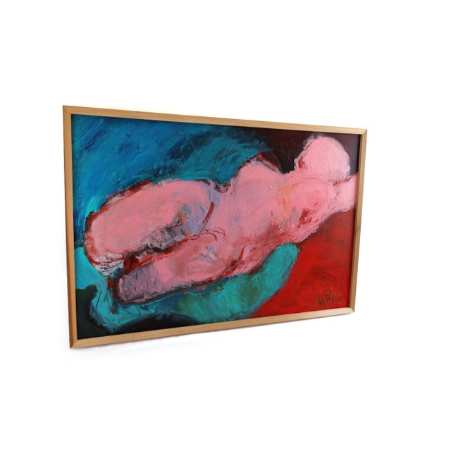 "Whose Blues" was painted by the Rev. Dr. Virginia Cohn Parkum, exact date unknown. Acrylic on Canvas. Original painting....