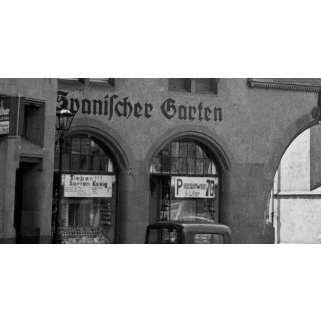 Traditional Street Scene Darmstadt View to Stadtkirche Church, Germany, 1938, Printed 2021 For Sale - Image 3 of 5