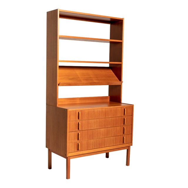 Teak Bookcase by Bertil Fridhagen for Bodafors, 1950s For Sale