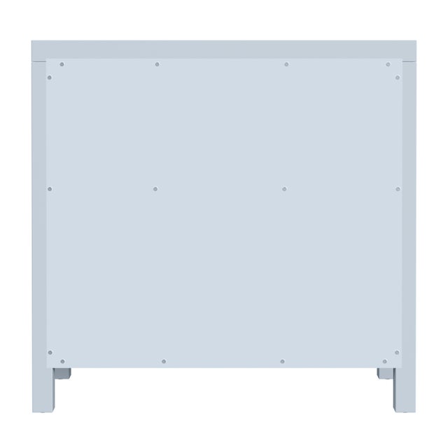 Nora 31 in. W Wood 1 Drawer 2 Door Accent Storage Cabinet, Light Blue For Sale - Image 9 of 11