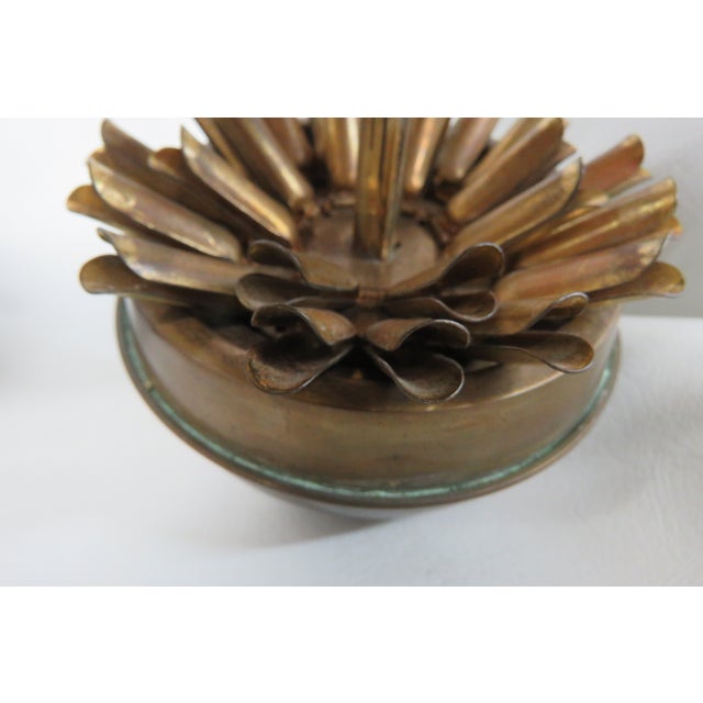 Argentina Brass Globe Sphere Cigarette Holder Dispenser 4682b For Sale - Image 13 of 16