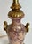 Hollywood Regency Early 20th C. Neoclassical Hollywood Regency Raspberry Marble & Brass Table Lamp For Sale - Image 3 of 13