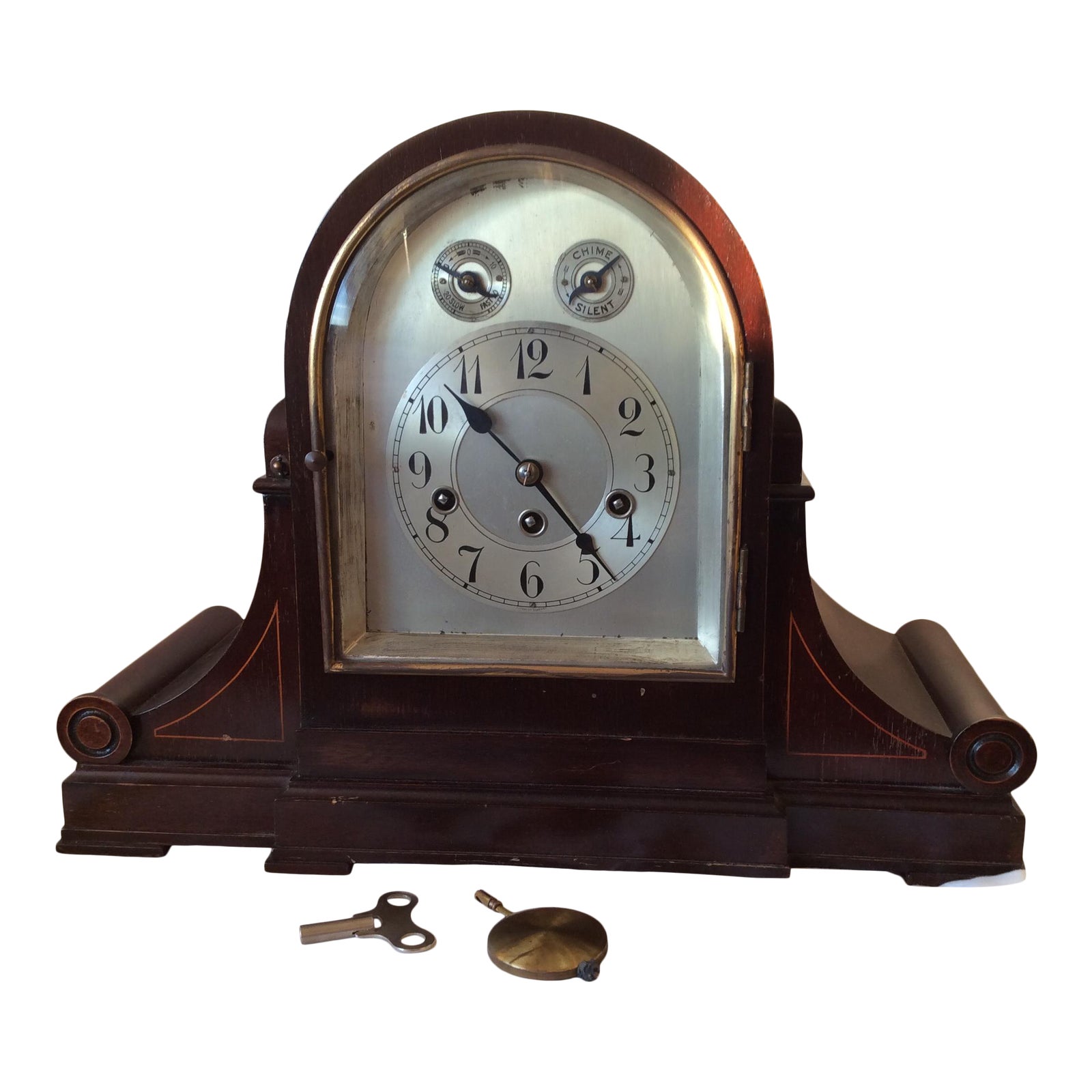 1940s German Chiming Mantel Clock Chairish