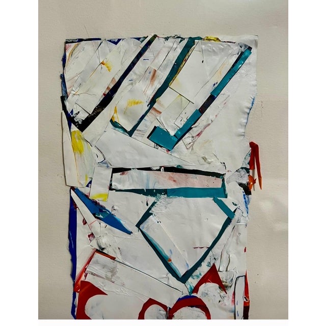 2000 - 2009 William Theophilus Brown, Bay Area Abstract Expressionist Mixed Media Collage Painting Theophilus Brown, 2001 For Sale - Image 5 of 9
