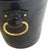 Dark Blue Jeanmaire Champagne Bucket with Brass Handles from Vogalu For Sale - Image 6 of 8