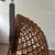 Brown Eureka Hanging Basket Chair by Giovanni Travasa for BBB Bonacina, Italy, 1950s For Sale - Image 8 of 11