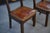 1960s Chairs with Leather Seats by Étienne Kohlmann, 1960s, Set of 6 For Sale - Image 5 of 14