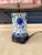 Mary Jane McCarty Designs Vintage Blue&White Lamp With Custom Shade For Sale - Image 4 of 9