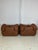 Brown Confidential Lounge Chairs and Sofa by Alberto Rosselli, Set of 3 For Sale - Image 8 of 15