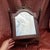Biedermeier Swiveling Table Mirror with Carved Top For Sale - Image 11 of 18