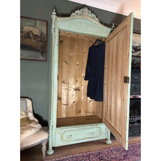 Antique Chinoiserie Armoire, 1920s For Sale - Image 9 of 11