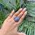 Art Deco 14k Yellow Gold 9.1ct Oval Cabochon Turquoise & Diamond Ruby Ring Size 6.5 For Sale - Image 3 of 18