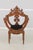 French Pair Vintage Continental Figural Carved Armchairs For Sale - Image 3 of 18