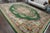Persian 1970s Vintage Persian Handmade Wool Cotton Green Area Rug For Sale - Image 3 of 11