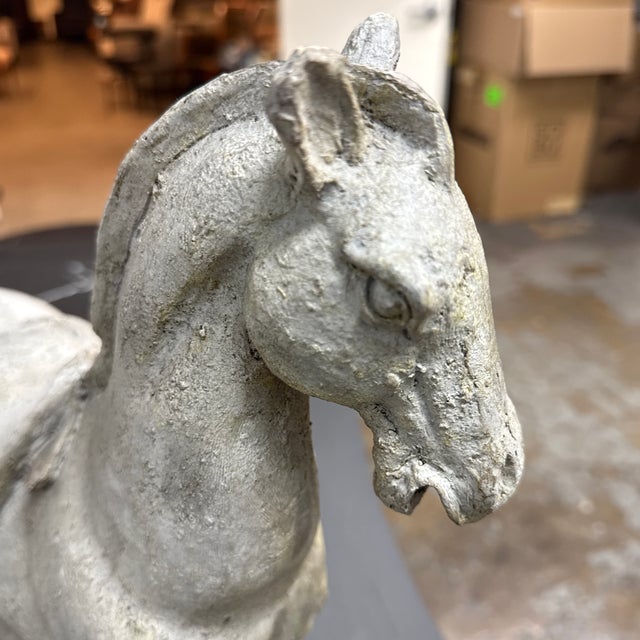 Tang Dynasty Horse Silhouette on Stand For Sale - Image 9 of 12