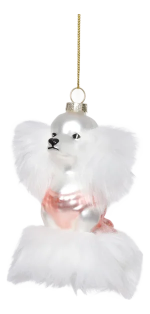Standard Poodle Ornaments, Set of 12